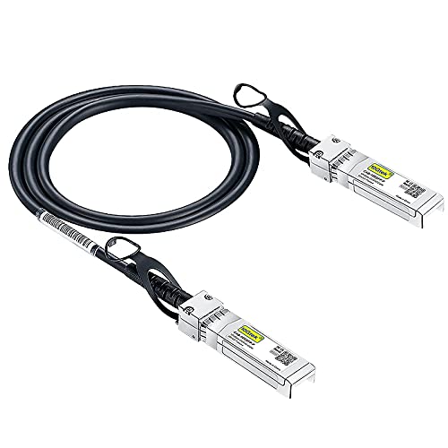 10Gtek für Ubiquiti UniFi SFP+ to SFP+ Kabel 1-Meter(3.3ft), 10GBASE-CU SFP+ Direct Attach Copper(DAC) Twinax Kabel, Passiv von 10Gtek