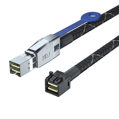 10Gtek® External Mini SAS SFF-8644 zu Internal Mini SAS SFF-8643 Kabel, 0.5-Meter(1.65-ft) von 10Gtek