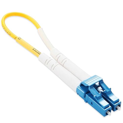 LC Fiber Optic Loopback Adapter - LC connector Singlemode 9/125 (OS2) Test Plug for Testing Applications or network restorations von 10Gtek