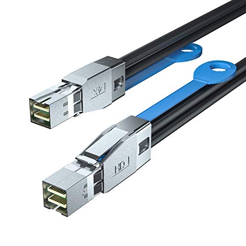 10Gtek® 12G External Mini SAS HD SFF-8644 zu SFF-8644 Kabel, 1-Meter(3.3-ft) von 10Gtek