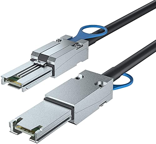 10Gtek® 6G External Mini SAS Kabel SFF-8088 zu SFF-8088, 100-Ohm, 2-Meter(6.5-ft) von 10Gtek