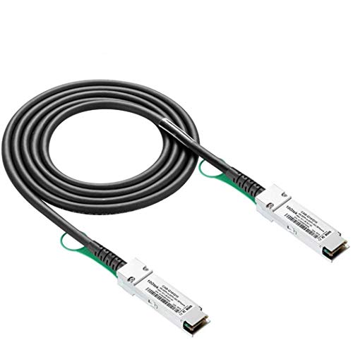 40G QSFP+ DAC Cable, 40GBASE-CR4 Passive Direct Attach Copper Twinax QSFP Cable for Cisco QSFP-H40G-CU3M, Meraki MA-CBL-40G-3M, Mikrotik, QNAP, Open Switches, 3-Meter(9.8ft) von 10Gtek