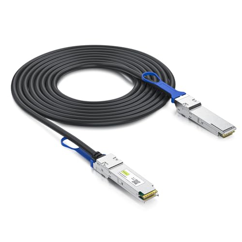 10Gtek 100G QSFP28 DAC Cable - 100GBASE-CR4 QSFP28 to QSFP28 Passive Direct Attach Copper Twinax Cable for Cisco QSFP-100G-CU0.5M, 0.5-Meter(1.64ft) von 10Gtek