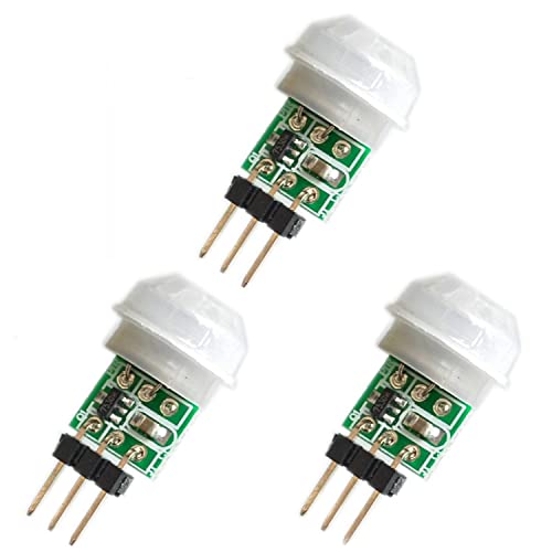 AM312 PIR Mini Human IR Sensor Module Body Manual Motion Sensor Detector Module, Pack of 3 von 10Gtek