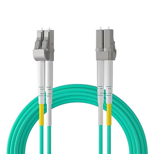 10Gtek LC zu LC OM3 Multimode Duplex 2-Meter, LWL Glasfaser Patchkabel Fibre Optic Patch Cable 50/125μm LSZH für SFP SFP+ Transceiver, Aque 10Gtek LC zu LC OM3 Multimode Duplex 2-Meter, LWL Glasfaser Patchkabel Fibre Optic Patch Cable 50/125μm LSZH für SFP SFP+ Transceiver, Aque von 10Gtek