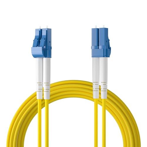 10Gtek LC zu LC OS2 Singlemode Duplex 2.5-Meter, LWL Glasfaser Patchkabel Fibre Optic Patch Cable 9/125μm LSZH für SMF SFP SFP+ Transceiver, Yellow 10Gtek LC zu LC OS2 Singlemode Duplex 2.5-Meter, LWL Glasfaser Patchkabel Fibre Optic Patch Cable 9/125μm LSZH für SMF SFP SFP+ Transceiver, Yellow von 10Gtek