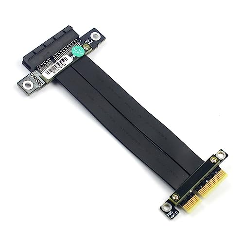 10Gtek PCIE 3.0 Riser Extension Cable, 4X to 4X, M to F, Straight to Straight, Cable Length 20cm, P322MF1120 von 10Gtek