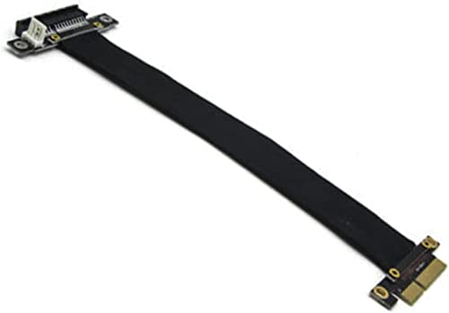 10Gtek PCIE 3.0 Riser Extension Cable, 4X to 4X, M to F, Straight to Straight, Cable Length 30cm, P322MF1130 von 10Gtek