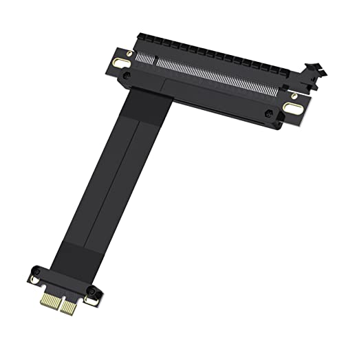 10Gtek PCIE Extension Cable PCIE PCI Express 3.0 1x to 16x Black Extension Riser Card Cable, Anti-Interference EMI Material, 300mm 10Gtek PCIE Extension Cable PCIE PCI Express 3.0 1x to 16x Black Extension Riser Card Cable, Anti-Interference EMI Material, 300mm von 10Gtek