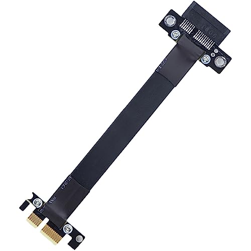 10Gtek PCIe 3.0 Extension Riser Cable, X1 to X1, M to F, 180° to 180°, Cable Length 20cm, P311MF1120 von 10Gtek