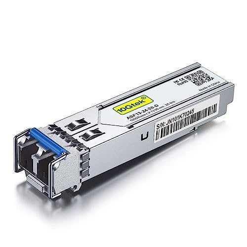 10Gtek für D-Link Gigabit SFP LX Singlemode DEM-310GT, 1000Base-LX 1G SFP LC Transceiver Modul, 1310nm, 10km von 10Gtek