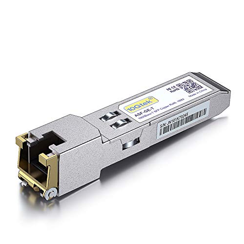 10Gtek für HPE 1G SFP RJ45 Transceiver JD089B/ JD495A/ JD089A/ JC009A, 1000Base-T Kupfer Modul, bis zu 100-Meter 10Gtek für HPE 1G SFP RJ45 Transceiver JD089B/ JD495A/ JD089A/ JC009A, 1000Base-T Kupfer Modul, bis zu 100-Meter von 10Gtek