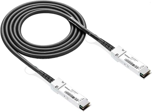 40G QSFP+ DAC Cable, 40GBASE-CR4 Passive Direct Attach Copper Twinax QSFP Cable for Cisco QSFP-H40G-CU50CM, Meraki MA-CBL-40G-50CM, Mikrotik, Open Switch Devices, 0.5-Meter(1.65ft) von 10Gtek