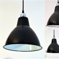 Emaille Lampe 25cm Industrial Factory Shade Industriel Emaillee Enamel Ceiling Lighting Fabriklampe Emaille Lampe 25cm Industrial Factory Shade Industriel Emaillee Enamel Ceiling Lighting Fabriklampe von 10kgdesign