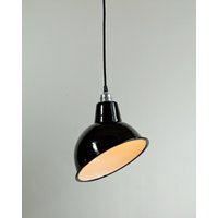 Emaille Lampe 27cm Schräg Industrial Factory Shade Industriel Emaillee Enamel Ceiling Lighting Fabriklampe Emaille Lampe 27cm Schräg Industrial Factory Shade Industriel Emaillee Enamel Ceiling Lighting Fabriklampe von 10kgdesign