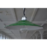 Emaille Lampe 28cm Industrial Factory Shade Industriel Emaillee Enamel Ceiling Lighting Fabriklampe Emaille Lampe 28cm Industrial Factory Shade Industriel Emaillee Enamel Ceiling Lighting Fabriklampe von 10kgdesign