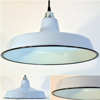 Emaille Lampe Industrial Factory Shade Industriel Emaillee Enamel Ceiling Lighting Fabriklampe Emaille Lampe Industrial Factory Shade Industriel Emaillee Enamel Ceiling Lighting Fabriklampe von 10kgdesign
