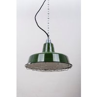 Factory Lamp 31cm Protective Grid Enamel Green Factory Lamp 31cm Protective Grid Enamel Green von 10kgdesign