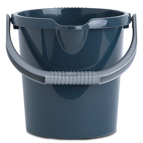 12x Eimer mit Ausguss und Henkel - 5 Liter - Navy dunkelblau - Putzeimer Haushalt Küche Bad Camping Kunststoff Eimer Haushaltseimer Wassereimer 12x Eimer mit Ausguss und Henkel - 5 Liter - Navy dunkelblau - Putzeimer Haushalt Küche Bad Camping Kunststoff Eimer Haushaltseimer Wassereimer von #11