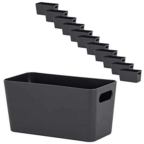12x Ordnungsbox - 10 cm hoch - anthrazit - 20x 10 cm - Ordnungskorb - Regalorganizer Wandregal 12x Ordnungsbox - 10 cm hoch - anthrazit - 20x 10 cm - Ordnungskorb - Regalorganizer Wandregal von #11