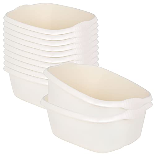 12x Schüssel Set creme - 12 Liter - 39x32 cm - rechteckig - Waschschüssel Set Spülschüssel Set Wasserschüssel Set - Lebensmittelecht - Kunststoff Spüle 12x Schüssel Set creme - 12 Liter - 39x32 cm - rechteckig - Waschschüssel Set Spülschüssel Set Wasserschüssel Set - Lebensmittelecht - Kunststoff Spüle von #11