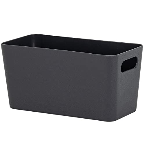 1x Ordnungsbox - 10 cm hoch - anthrazit - 20x 10 cm - Ordnungskorb - Regalorganizer Wandregal Ordnungsbox von #11