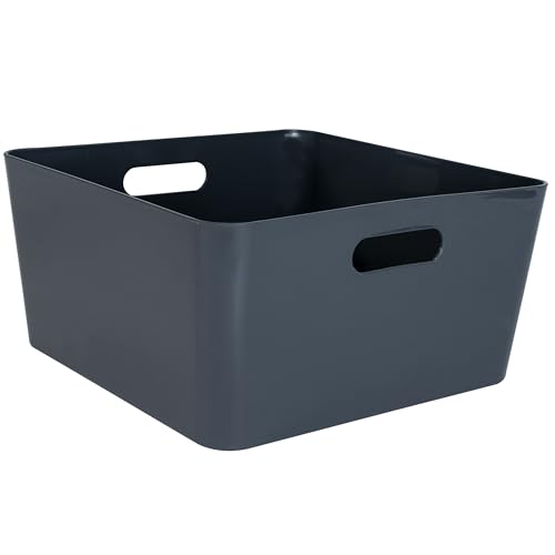 2x Ordnungsbox - 15 cm hoch - Anthrazit - 30 x 30 cm - Ordnungskorb - Regalorganizer Wandregal Box für Würfelregal Ordnungssytem 2x Ordnungsbox - 15 cm hoch - Anthrazit - 30 x 30 cm - Ordnungskorb - Regalorganizer Wandregal Box für Würfelregal Ordnungssytem von #11