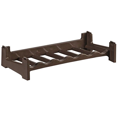 #11 Flaschenregal aus Polypropylen für 6 Flaschen - Weinregal Flaschenhalter Flaschenständer - Aufbewahrung Flaschen - stapelbar - Regal Regalsystem - Mokka von #11