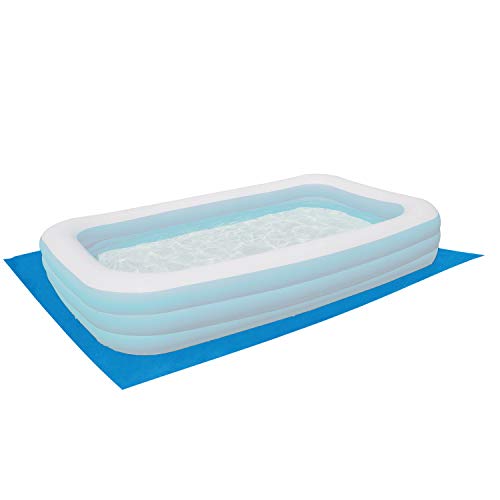 Poolunterlage rechteckig Family Pool 201x152cm - 110g/m² PE - Wasserdicht - Bodenfolie Unterlagen Schutz Bodenschutzplane Unterlegplane Bodenplane aufblasbarer Pool Swimmingpool Poolzubehör von #11