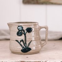 Vintage Steinzeug Krug | Floraler Steingutkrug Blumenvase Wasserkrug Traditionell +Bauernhaus+Übergang+Hütte+ Vintage Steinzeug Krug | Floraler Steingutkrug Blumenvase Wasserkrug Traditionell +Bauernhaus+Übergang+Hütte+ von 1100WestCo