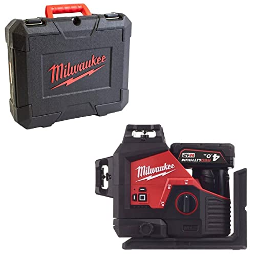 LASER VERT 3 LIGNES MILWAUKEE M12™ 360° M12 3PL-401C - 4933478102, Schwarz von Milwaukee