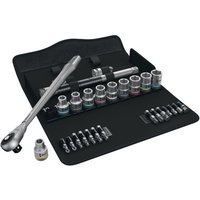 WERA Steckschlüsselsatz Zyklop Metal 28-tlg.1/2 Zoll SW 10-19mm Z.76 6KT von Wera