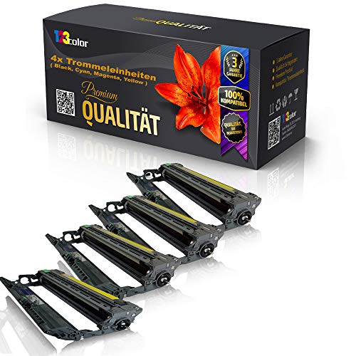 123Color 4X Alternative Trommel für Brother DCP 9010C N HL 3040C N HL 3045C N HL 3070 CN HL 3070 CW HL 3075 CW MFC 9120 CN MFC 9125CN von 123Color