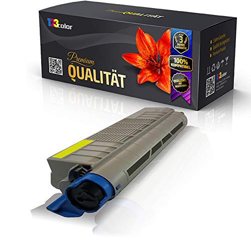123Color Alternative Tonerkartusche kompatibel für Oki ES 2232 ES 2632 ES 5460 MFP ES2232 ES2632A4 ES5460MFP Yellow Y von 123Color