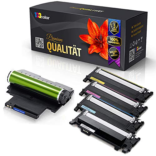 4X Print-Klex Toner CLT406 & Trommel CLTR406 kompatibel kompatibel für Samsung SL-C460 W CLTR406SEE CLT R406 CLT-R406SEE Farblos BK C M Y- Color Plus Serie 4X Print-Klex Toner CLT406 & Trommel CLTR406 kompatibel kompatibel für Samsung SL-C460 W CLTR406SEE CLT R406 CLT-R406SEE Farblos BK C M Y- Color Plus Serie von 123Color