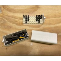 Einzel Schublade Werkzeug Organizer | Hex-Bit-Halter Aufbewahrungsbehälter Kunsthandwerk-Veranstalter 3D Drucker Geschenkidee Einzel Schublade Werkzeug Organizer | Hex-Bit-Halter Aufbewahrungsbehälter Kunsthandwerk-Veranstalter 3D Drucker Geschenkidee von 123DPrintandDesign