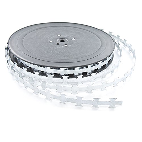 Bandstacheldraht Stacheldraht Bundeswehrdraht Sperrdraht - 50 Meter (1 Rolle) von INDUTEC