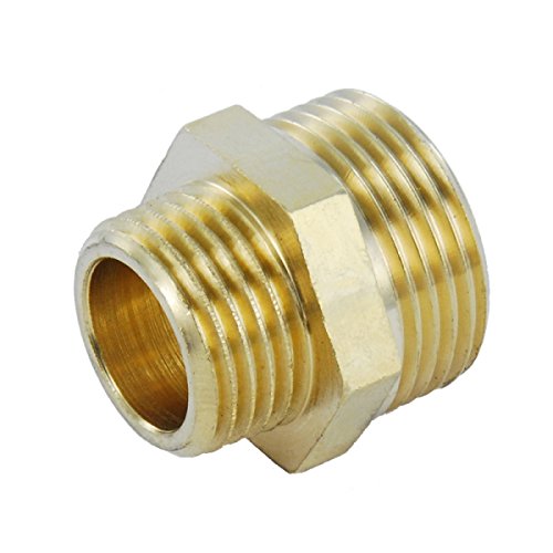 Messing Reduzierdoppelnippel Doppelnippel red. Gewindefitting - 1 1/2" x 1 1/4" Messing Reduzierdoppelnippel Doppelnippel red. Gewindefitting - 1 1/2" x 1 1/4" von 123Stahl-Shop