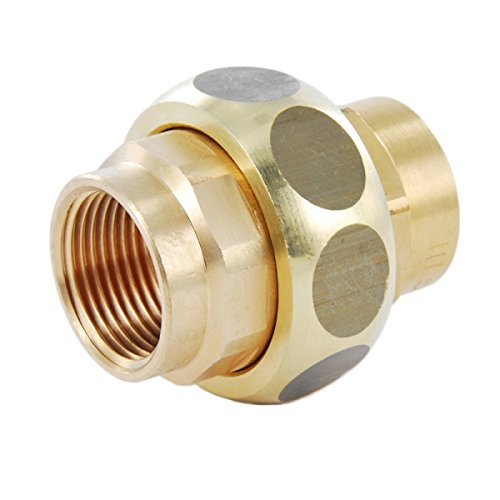 Messing Verschraubung Rohrverschraubung Gewindefitting - IG x IG - 1/4" von 123Stahl-Shop