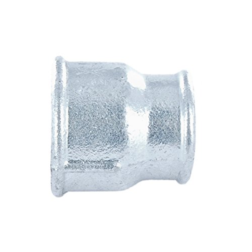 Reduziermuffe Muffe red. Gewindefitting Temperguss verzinkt - IG x IG - 1 1/2" x 3/4" von 123Stahl-Shop