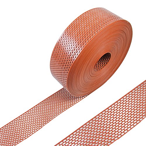 Vogelschutzgitter / Lüftungsgitter / Traufgitter - PVC ziegelrot - 50 mm - 5 m Vogelschutzgitter / Lüftungsgitter / Traufgitter - PVC ziegelrot - 50 mm - 5 m von 123Stahl-Shop