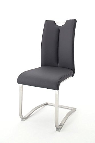 2 Stühle Artos, Schwinger, Schwingstuhl, Freischwinger, schwarz, 140 kg von 123wohndesign