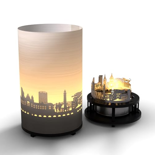 Birmingham Premium Gift Box - Beautiful Skyline Projection Candle, Perfect for Birmingham Fans - Unique Souvenir von 13gramm