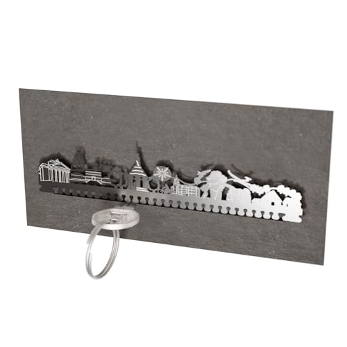 13gramm Detmold Skyline Schlüsselbrett - Stilvolle Aufbewahrung für Detmold-Fans - Praktisches Wohn-Accessoire und Geschenk-Souvenir von 13gramm