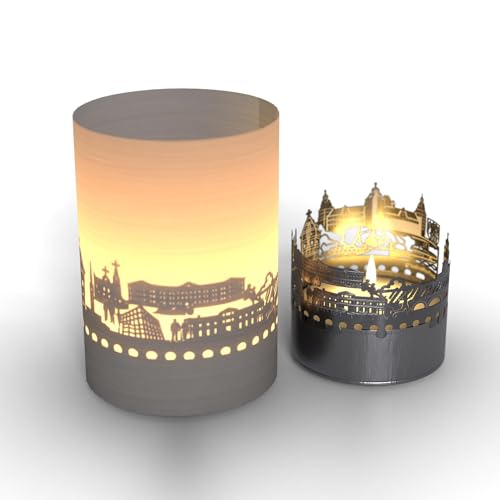 Aschaffenburg Skyline Tube T-Light Schattenspiel – Die magische Souvenir-Kerze für Aschaffenburg-Fans! Projektion der Stadt-Silhouette schafft faszinierende Lichteffekte im Raum. Aschaffenburg Skyline Tube T-Light Schattenspiel – Die magische Souvenir-Kerze für Aschaffenburg-Fans! Projektion der Stadt-Silhouette schafft faszinierende Lichteffekte im Raum. von 13gramm