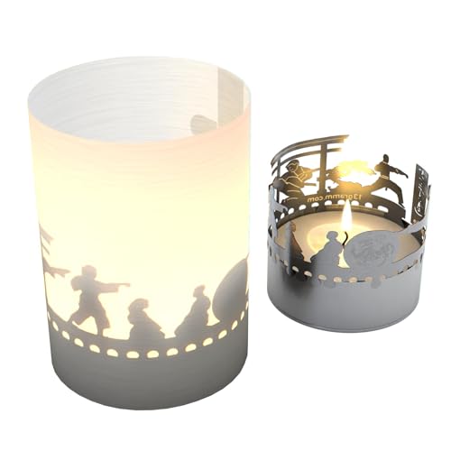 Karate Teelicht Schattenspiel – Silhouette Motivkerze für Ein Faszinierendes Erlebnis, Geschenk für Enthusiasten Karate Teelicht Schattenspiel – Silhouette Motivkerze für Ein Faszinierendes Erlebnis, Geschenk für Enthusiasten von 13gramm
