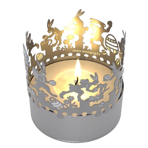 Ostern Schattenspiel – Magisches Flackern der Kerze, projiziert zauberhafte Ostermotive, perfekte Dekoration fürs Osterfest, tolles Geschenk! von 13gramm