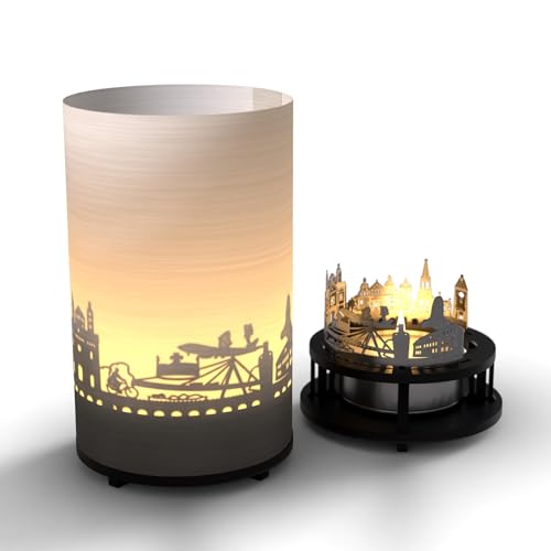 13gramm Motivkerze mit Projektion - Speyer Skyline und Silhouette | Souvenir für Speyer Fans | Schattenspiel Wohnungsaccessoire 13gramm Motivkerze mit Projektion - Speyer Skyline und Silhouette | Souvenir für Speyer Fans | Schattenspiel Wohnungsaccessoire von 13gramm