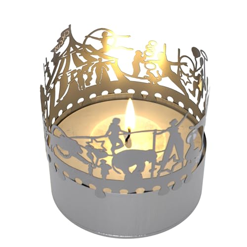 Zirkus Schattenspiel Windlicht: Magische Silhouettenprojektionen für Zuhause – Dekoration für Kinderzimmer, Geschenkidee für Zirkusliebhaber von 13gramm