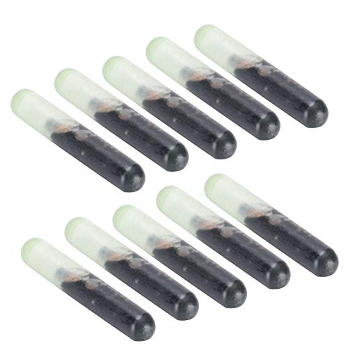 10 Stück/Set Antistatische Mikrochip-Hundechips 2,12 MM Glas-Haustier-Mikrochip-Standard Antibakterielle Tierchip-Implantate Biologische elektronische Markierung zur Identifizierung, Biomarker von 143